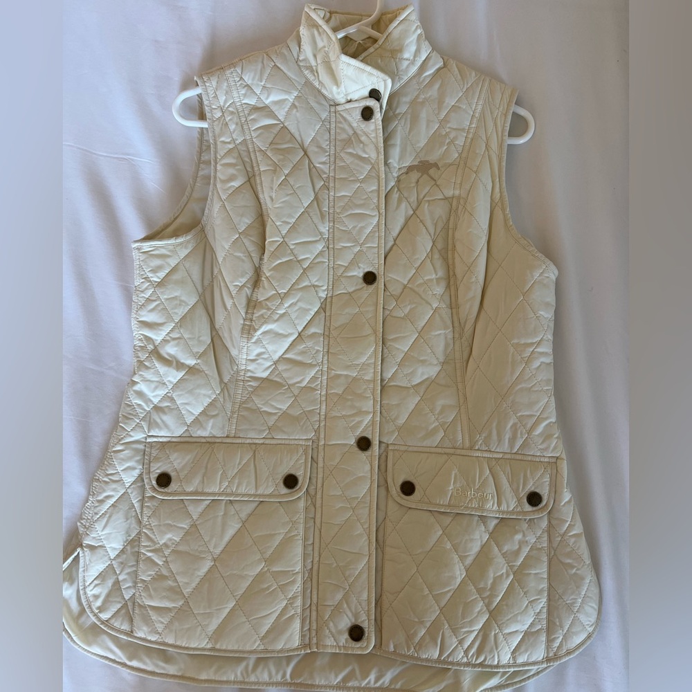 Barbour Cream Women's Jacket Vest - Picture 5 of 5